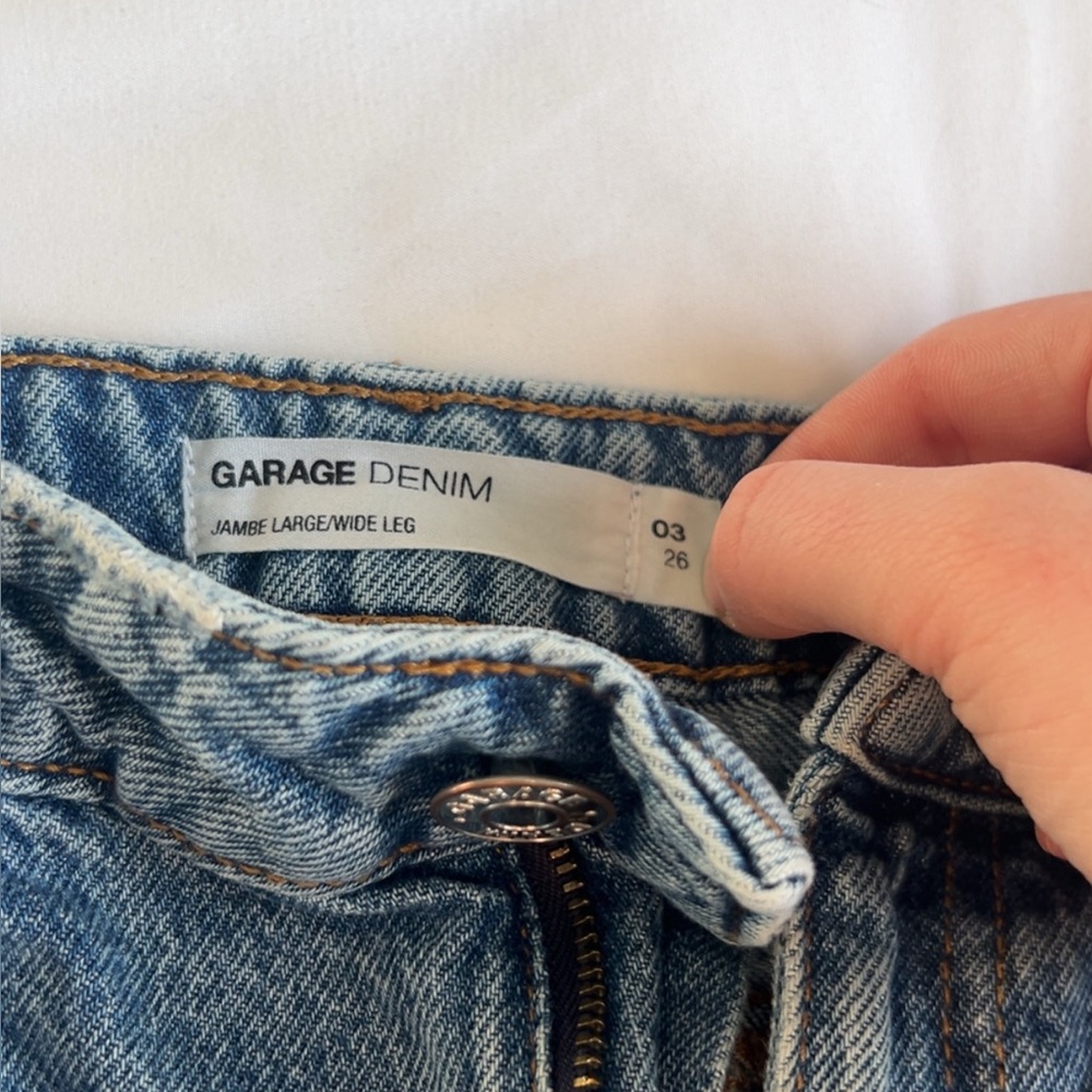 Garage Women's Light Blue Wide Leg Jeans